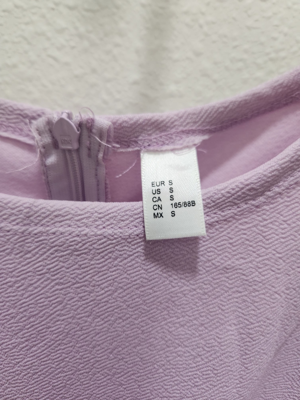 Lavender Ruffle Sleeve Mini Dress - Picture 4 of 5